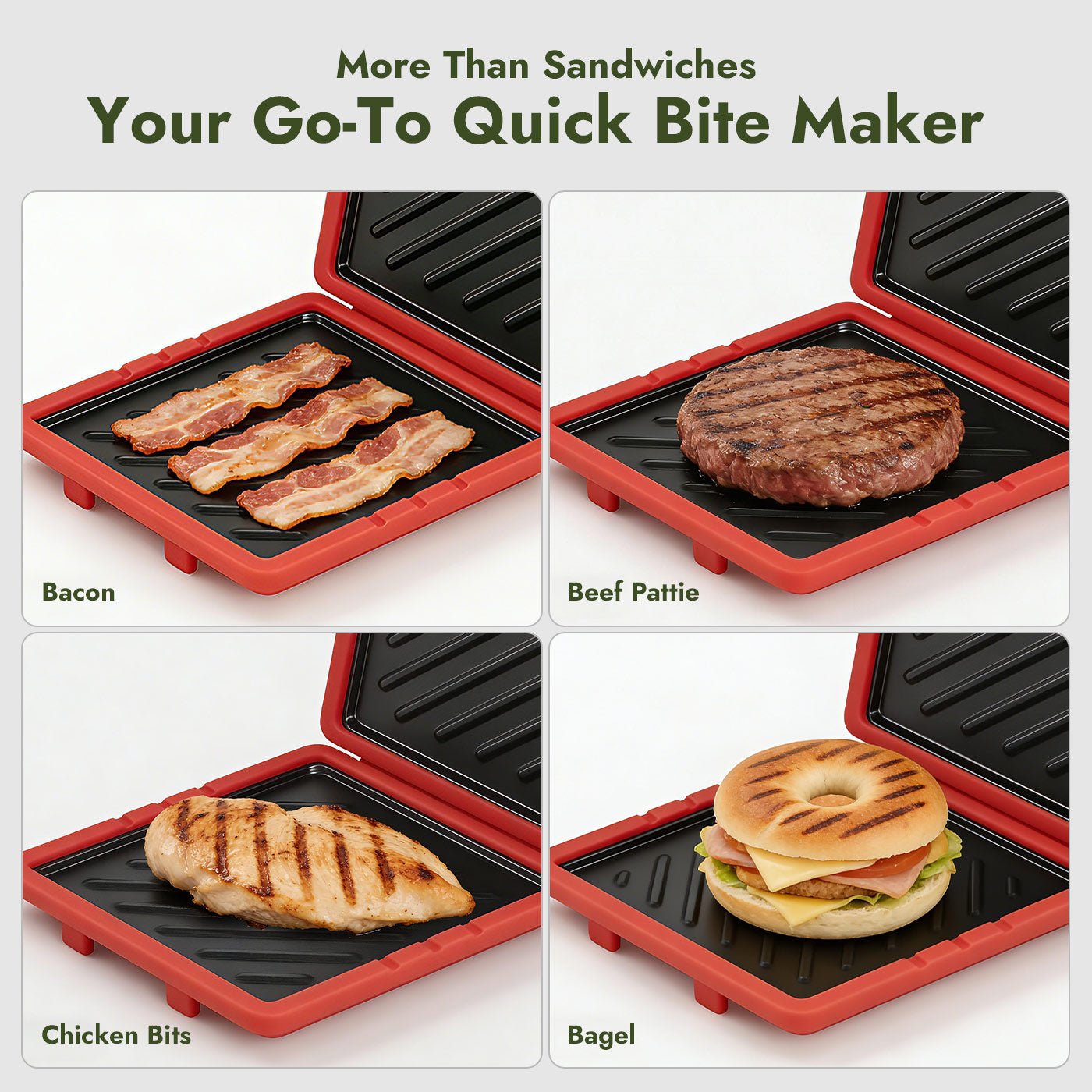 iKoffy Microwave Sandwich Press Pot