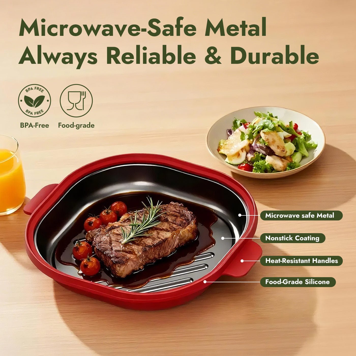 iKoffy Microwave Multi-Function Grill Pot