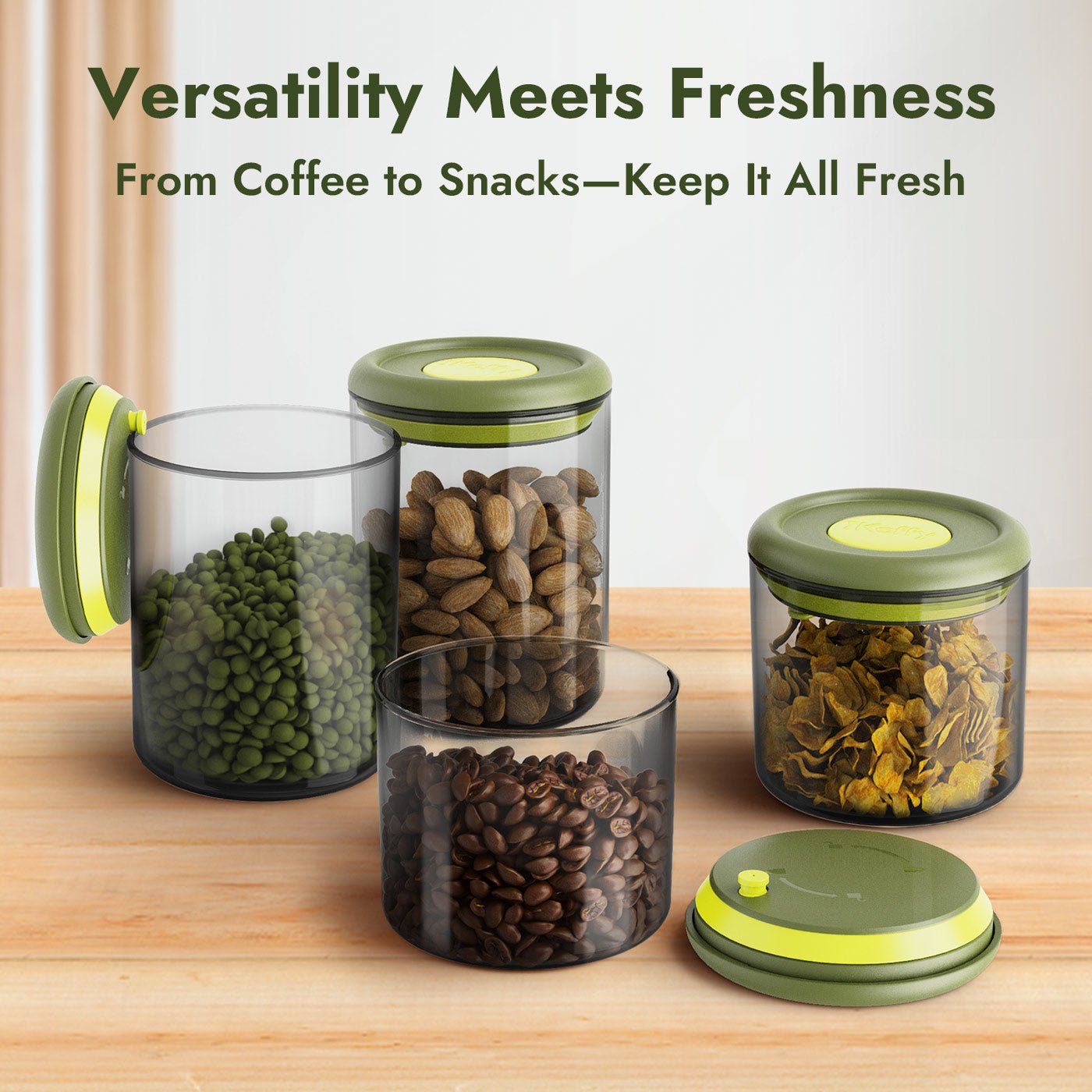 iKoffy FreshGuard Coffee Canister Pro