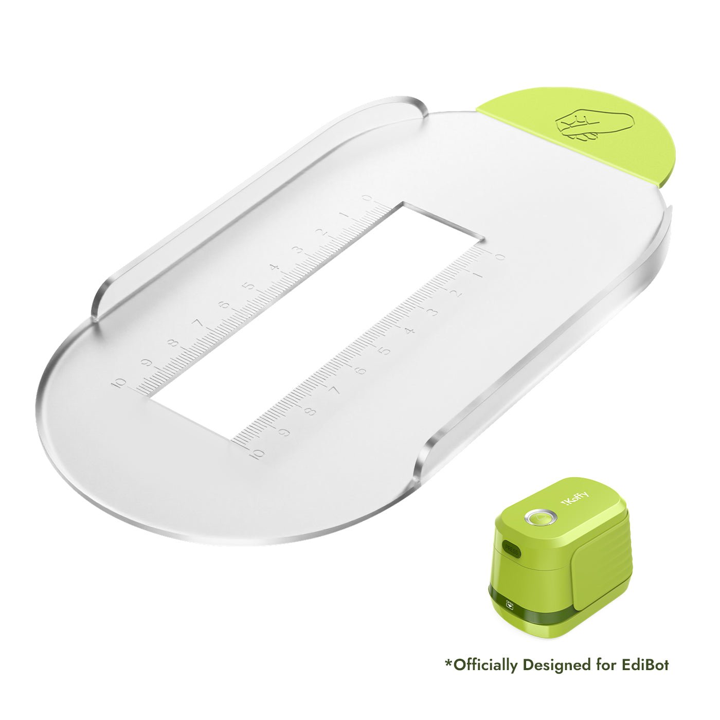 iKoffy EdiBot Official Guide Alignment Ruler for Accurate & Steady Food Printing