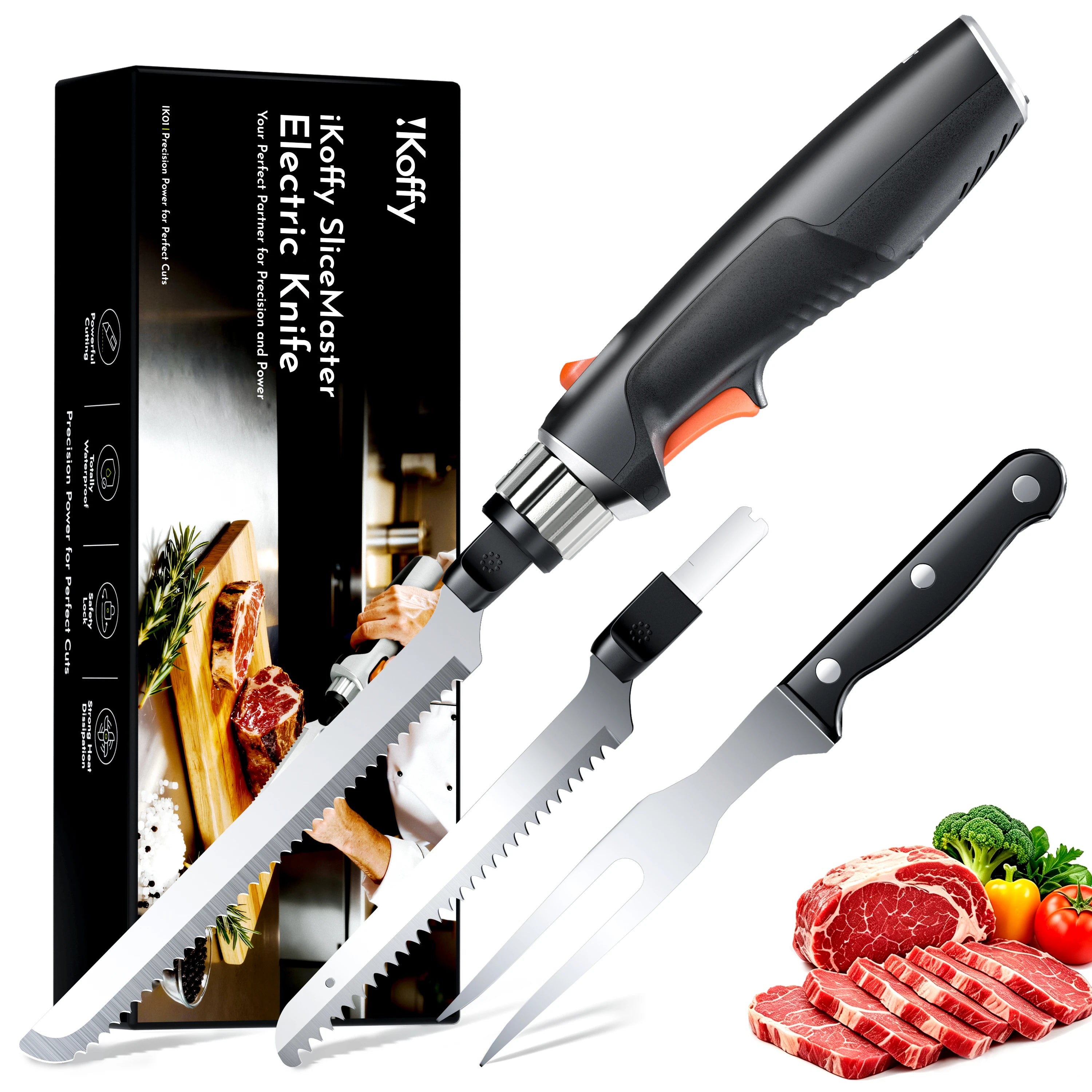 iKoffy SliceMaster X High-Power Cordless Electric Knife