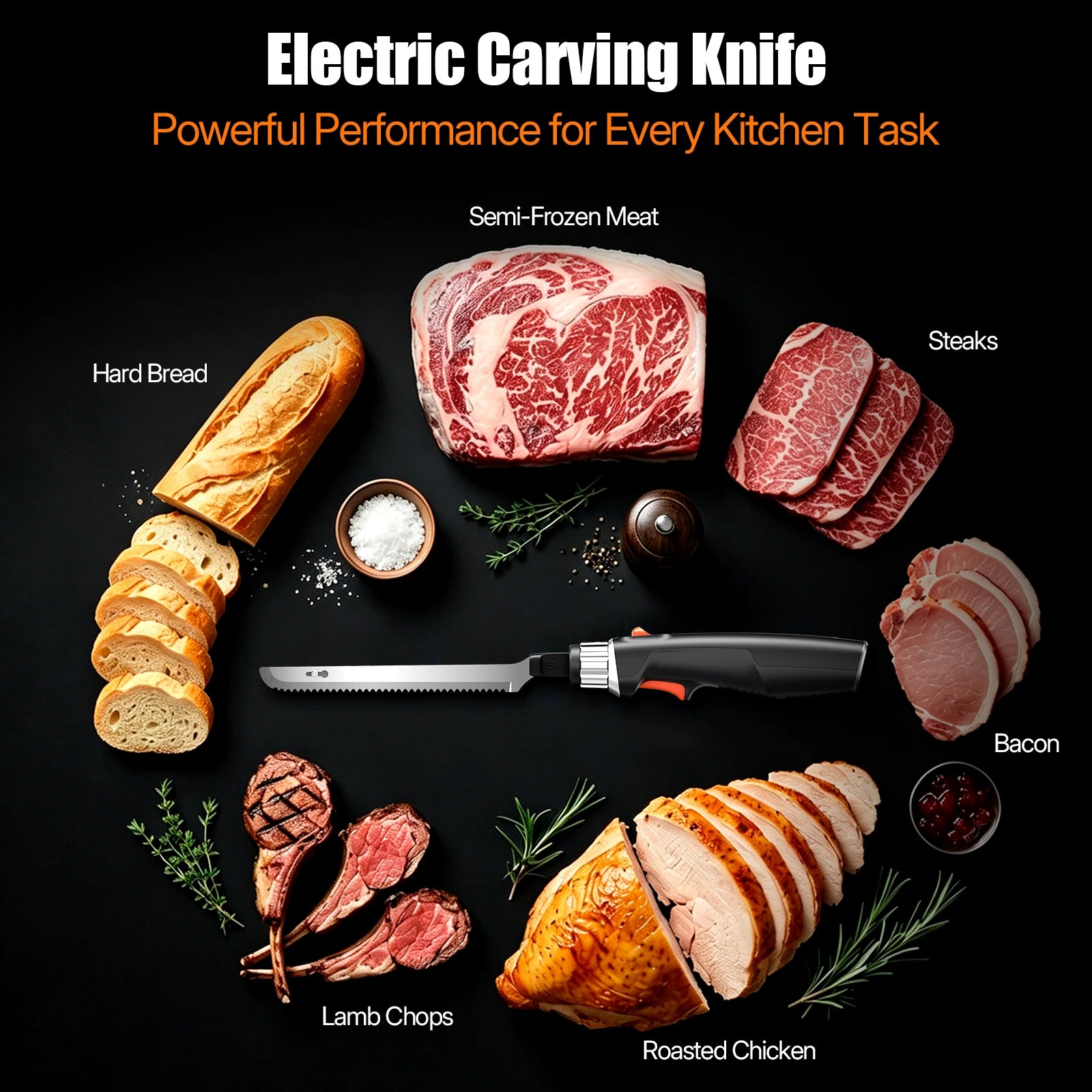 iKoffy SliceMaster X High-Power Cordless Electric Knife
