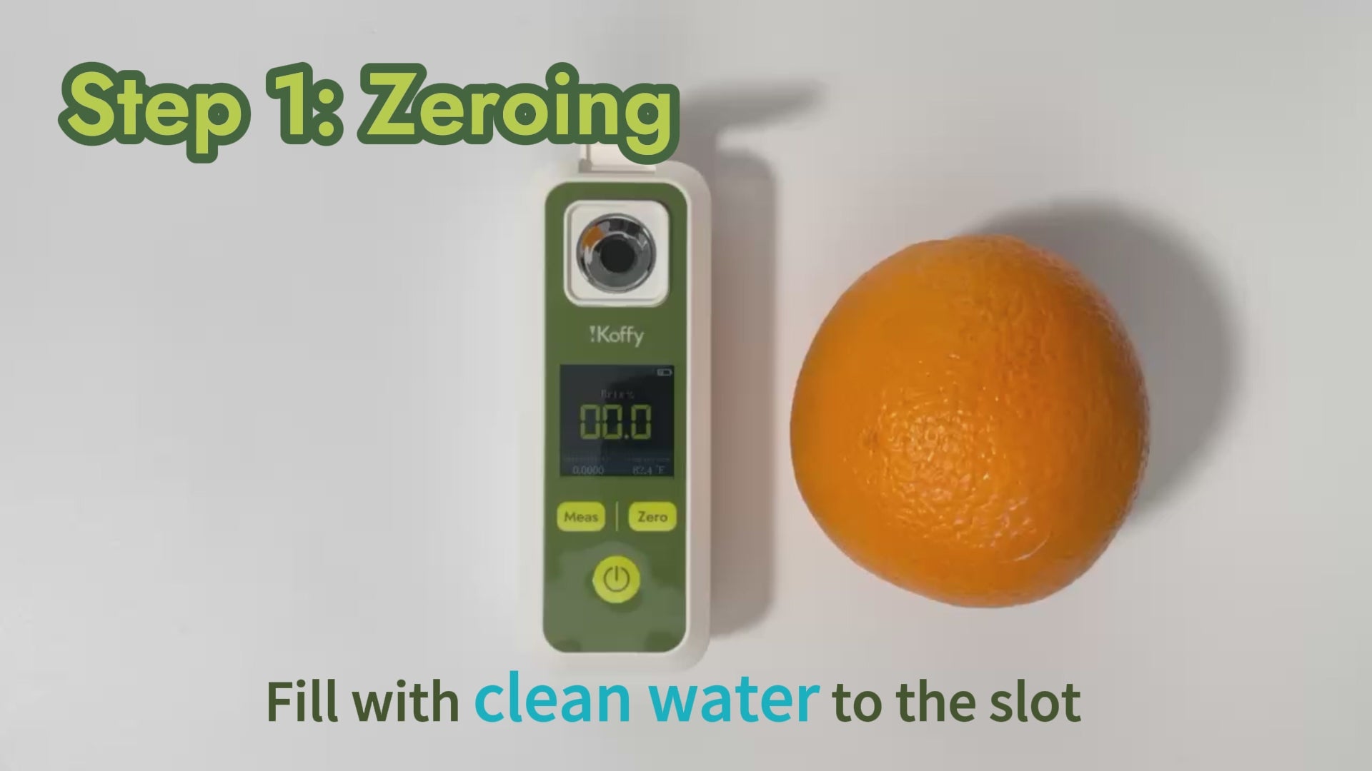 Load video: How to use a digital refractometer brix – easy brix measurement in 3 steps with real-time app sync.