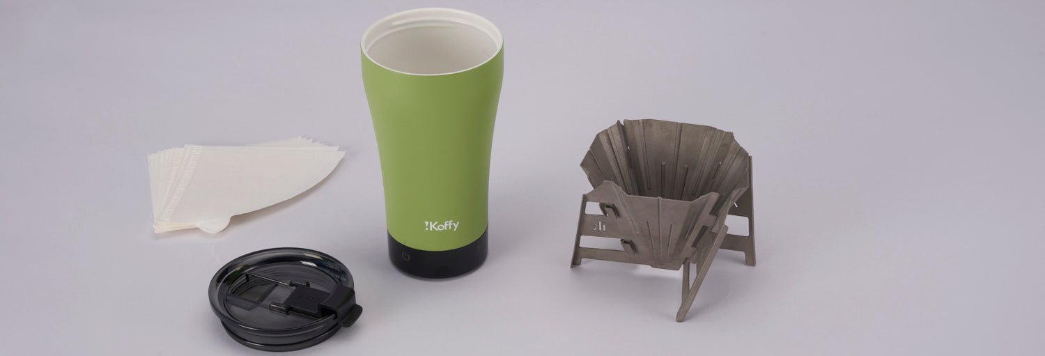 iKoffy GoBrew：World‘s 1st 4-IN-1 Portable Smart Coffee Maker. Brewing Excellence Pour-Over Made Simple, Anywhere.