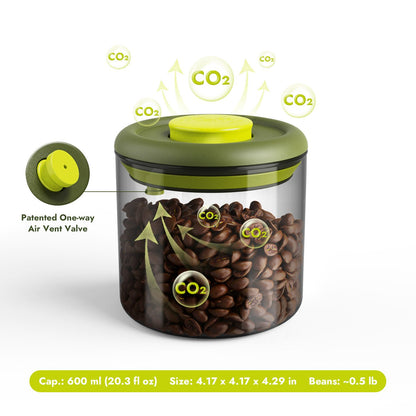 iKoffy FreshGuard Coffee Canister Pro