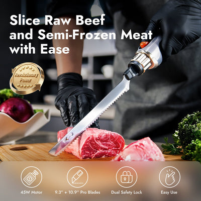 iKoffy SliceMaster X High - Power Cordless Electric Knife