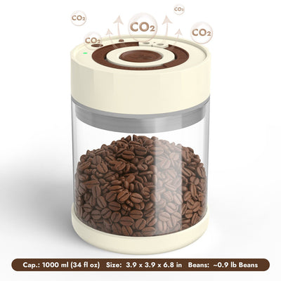 iKoffy FreshLock Electric Vacuum Canister