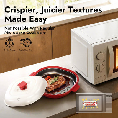 iKoffy Microwave Multi - Function Grill Pot