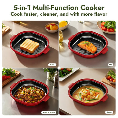 iKoffy Microwave Multi - Function Grill Pot