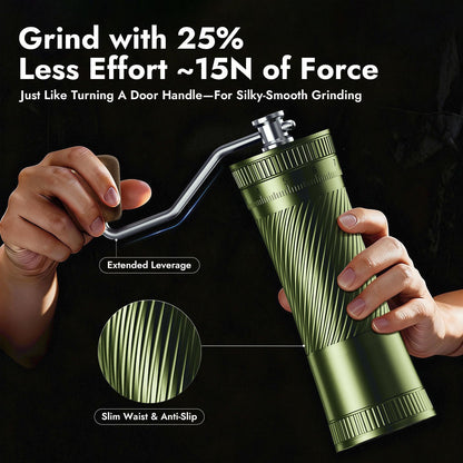 iKoffy AeroGrind DLC 440 Hand Coffee Grinder