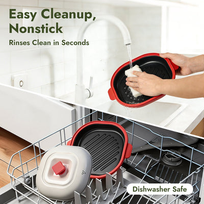 iKoffy Microwave Multi - Function Grill Pot