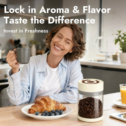 iKoffy FreshLock Electric Vacuum Canister