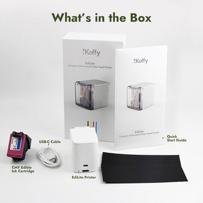 EdiLite — The Compact AI-Powered Portable Color Food Printer