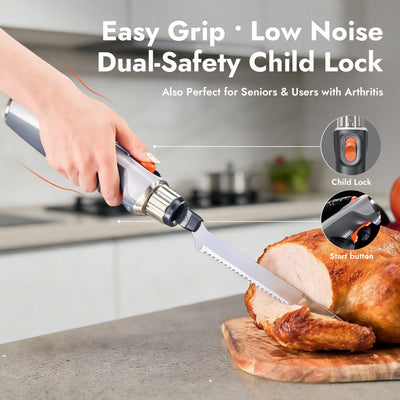 iKoffy SliceMaster X High - Power Cordless Electric Knife