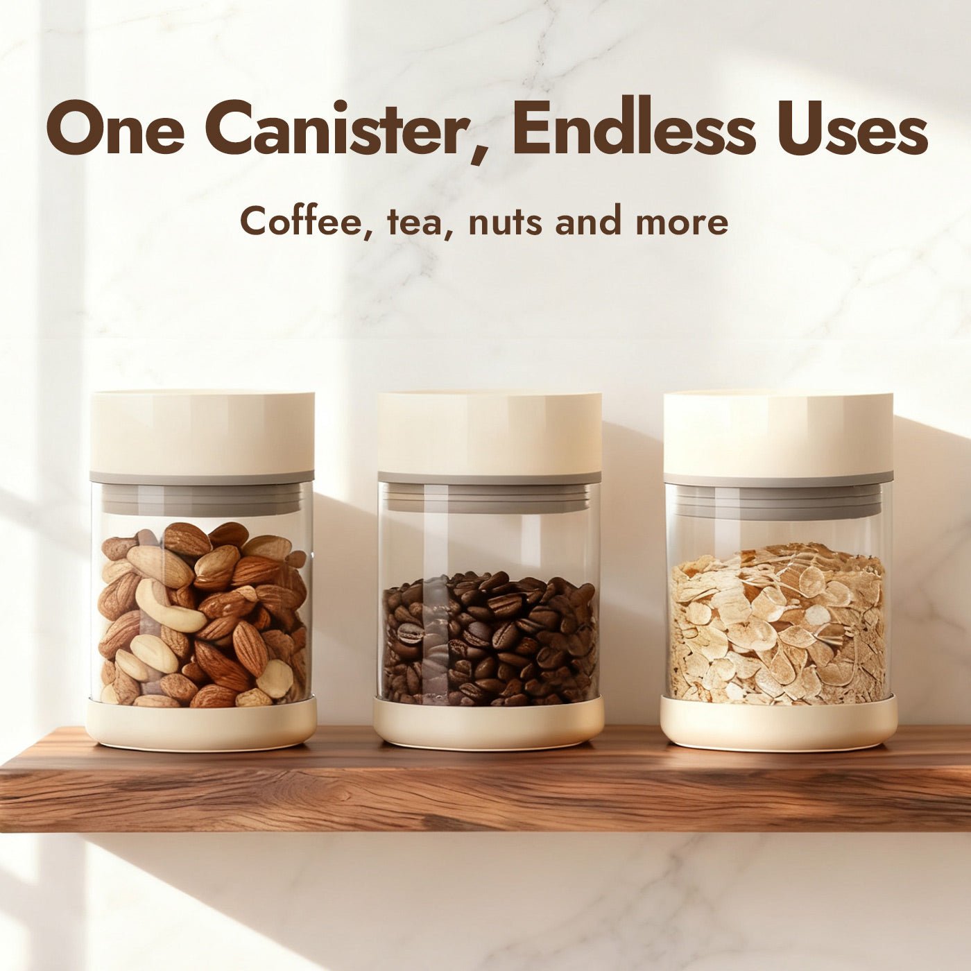 iKoffy FreshLock Electric Vacuum Canister