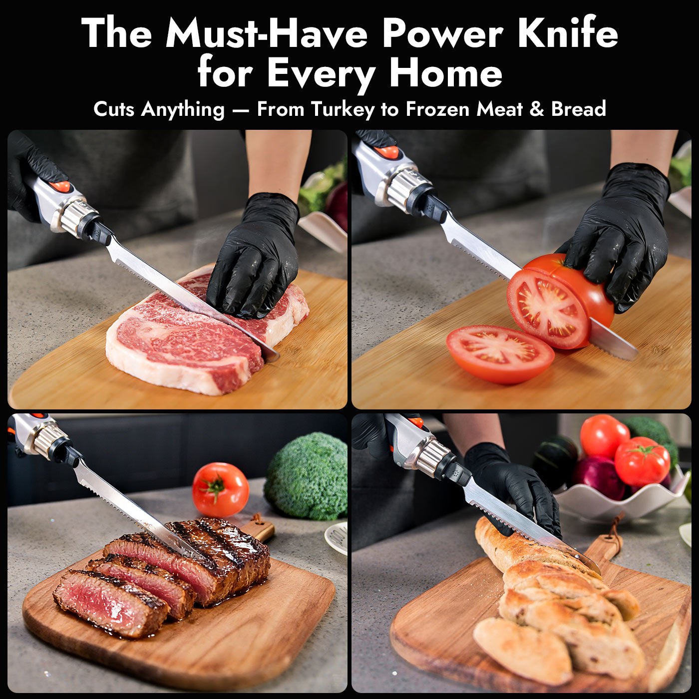 iKoffy SliceMaster X High-Power Cordless Electric Knife