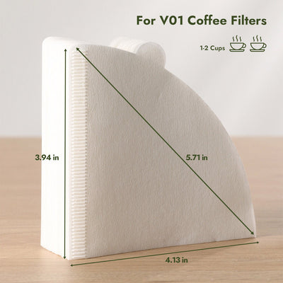iKoffy Coffee Paper Filter V01 Kit (100 Pcs)