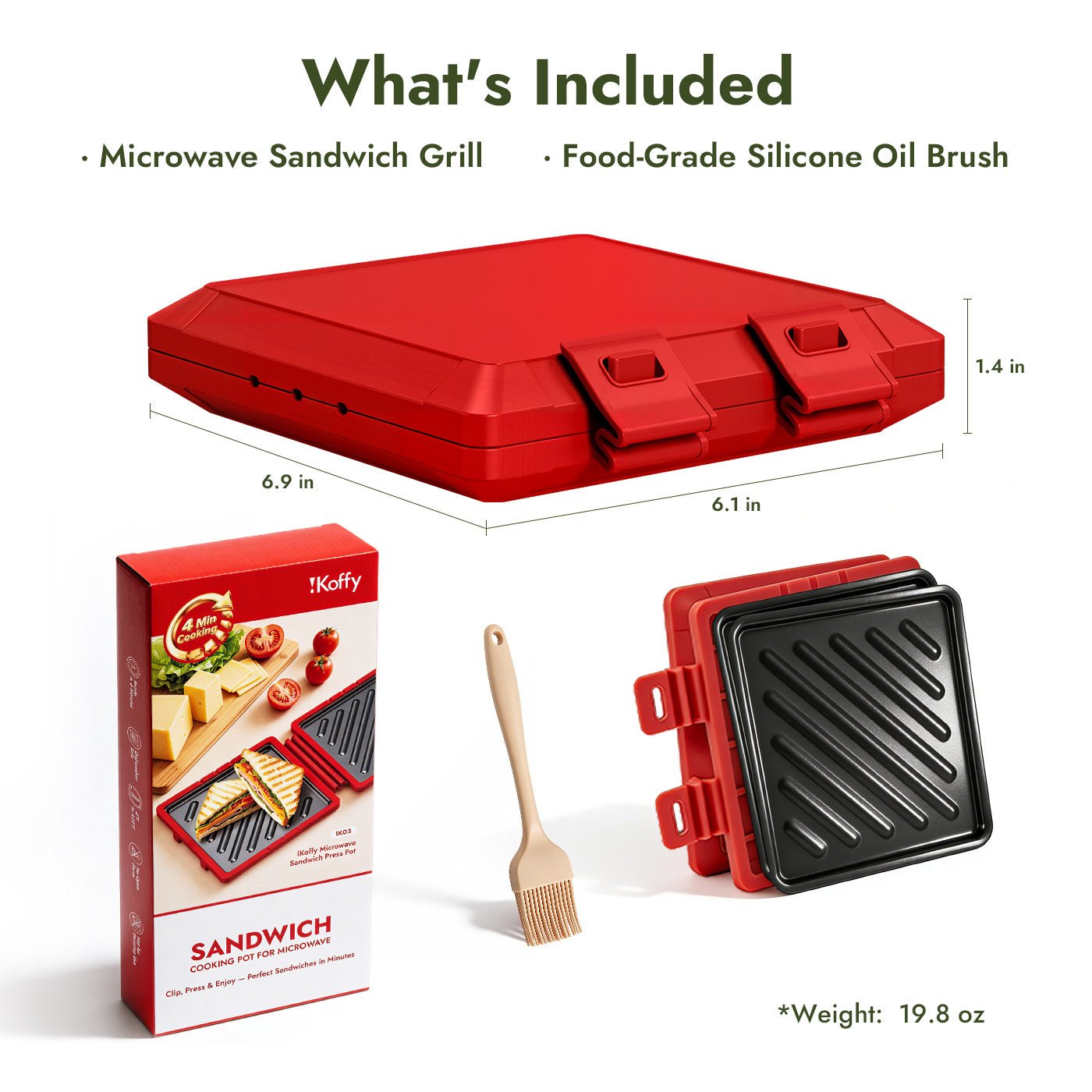 Microwave Sandwich Press Pot – Fast & Crispy Toasted Sandwich