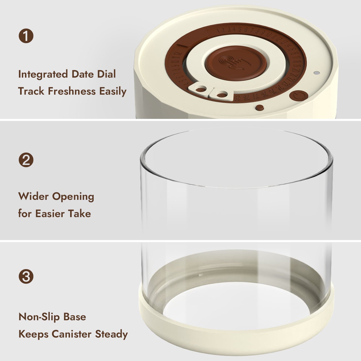 iKoffy FreshLock Electric Vacuum Canister