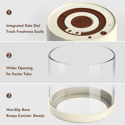 iKoffy FreshLock Electric Vacuum Canister