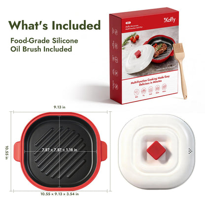 iKoffy Microwave Multi-Function Grill Pot