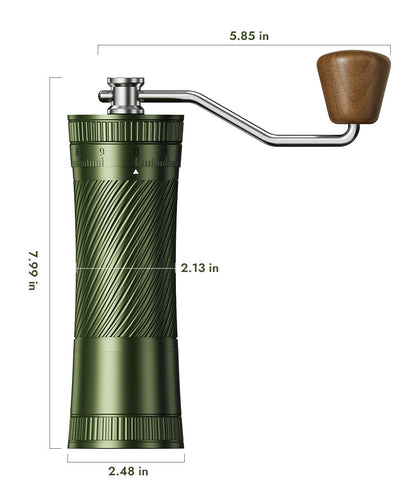 iKoffy AeroGrind DLC 440 Hand Coffee Grinder