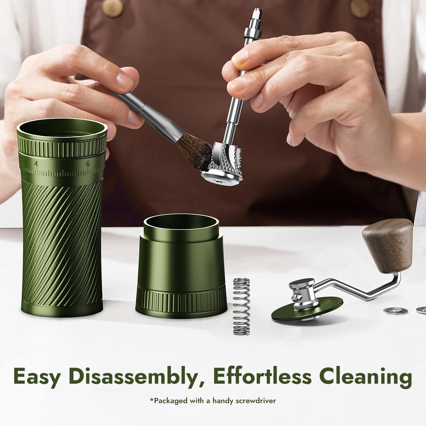 iKoffy AeroGrind DLC 440 Hand Coffee Grinder