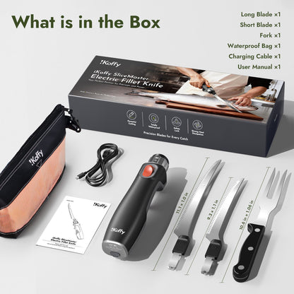 iKoffy SliceMaster Electric Fillet Knife