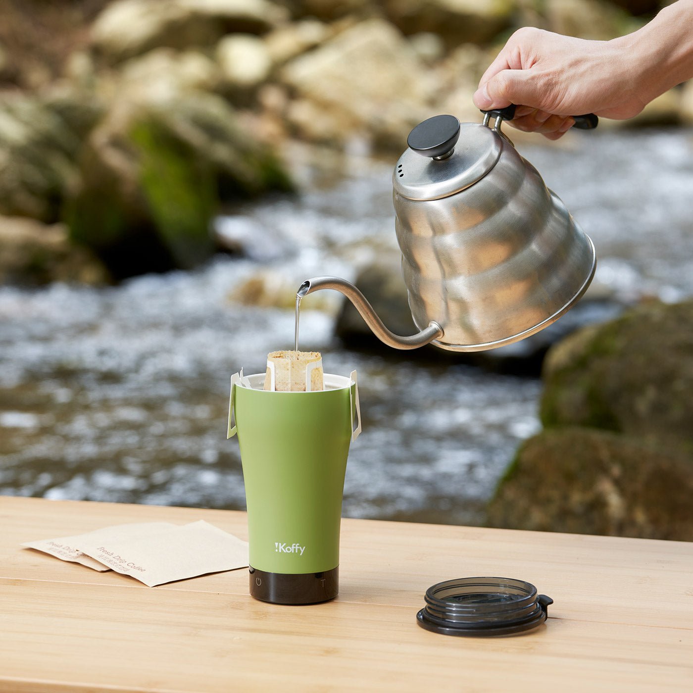 iKoffy GoBrew：World‘s 1st 4-IN-1 Portable Smart Coffee Maker