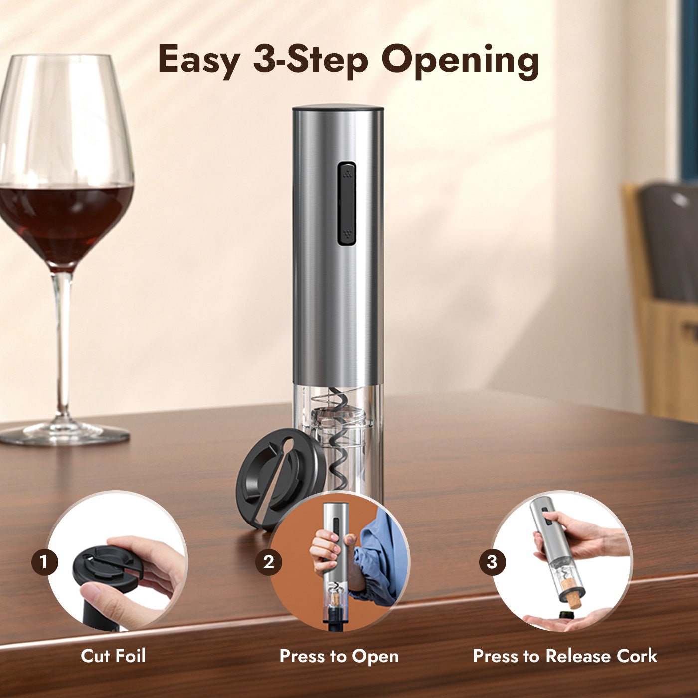 AutoPop Rechargeable Electric Wine Opener