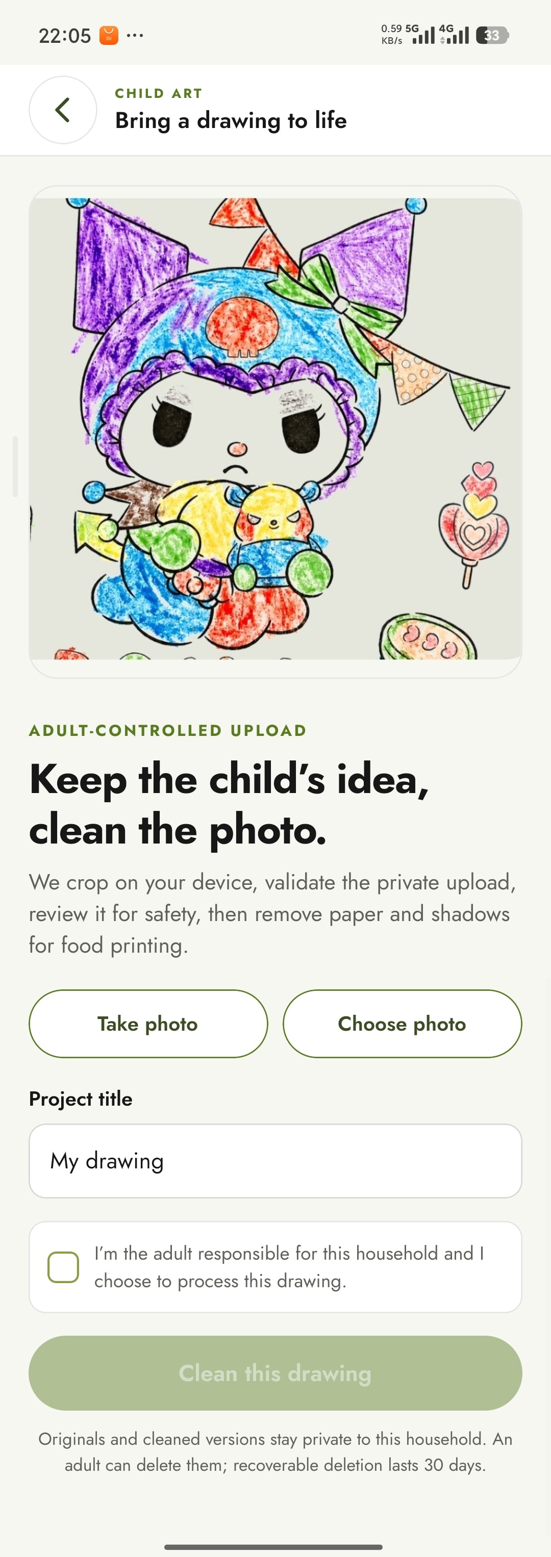 HomeSpark Snap Drawing creative mode