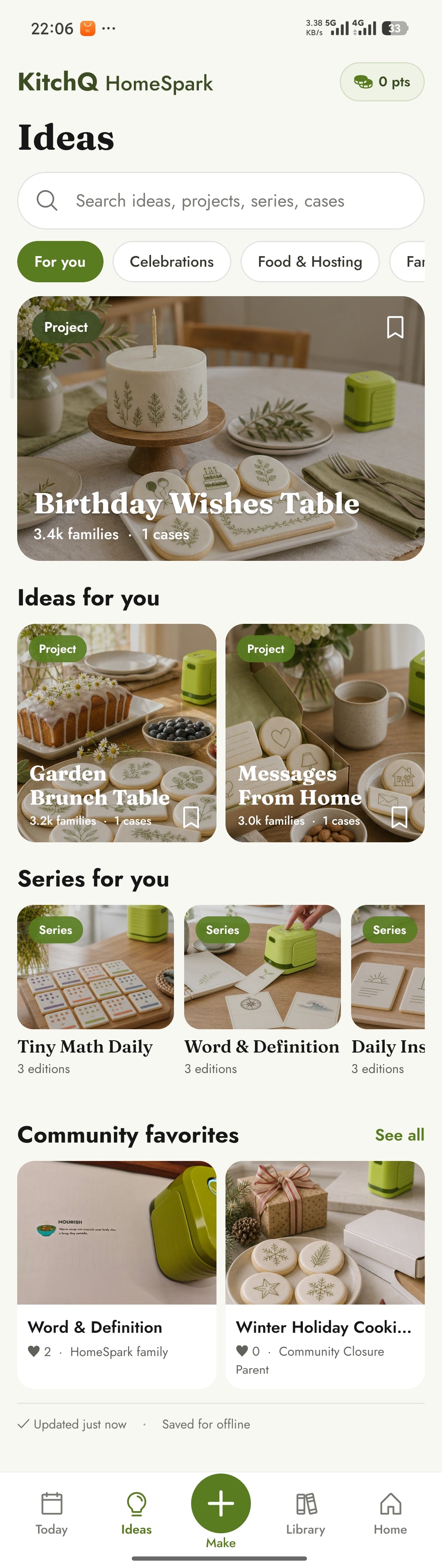 HomeSpark Start from Idea AI creative mode