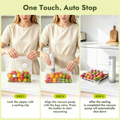 Wet Food Portable Vacuum Sealer | iKoffy HydroSeal