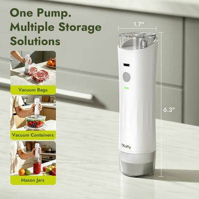 Wet Food Portable Vacuum Sealer | iKoffy HydroSeal