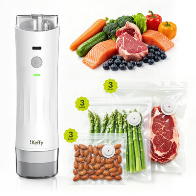 Wet Food Portable Vacuum Sealer | iKoffy HydroSeal