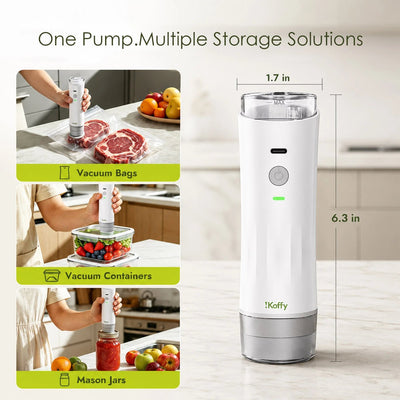 iKoffy HydroSeal Wet & Dry Food Vacuum System