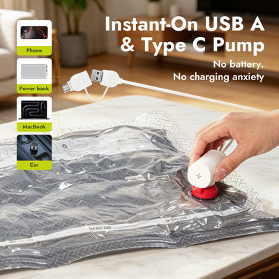 iKoffy Portable Travel Vacuum Pump