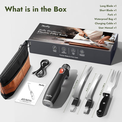 iKoffy SliceMaster Electric Fillet Knife