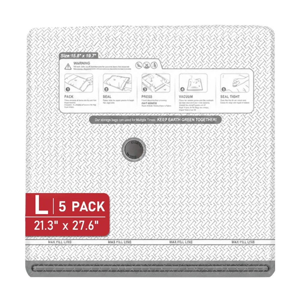 Ikoffy VacGo Travel Vacuum Storage Bag Kit
