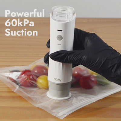 Wet Food Portable Vacuum Sealer | iKoffy HydroSeal