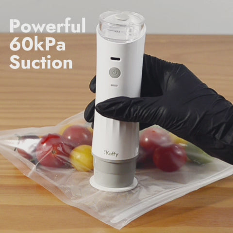 Wet Food Portable Vacuum Sealer | iKoffy HydroSeal